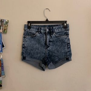 High waisted shorts